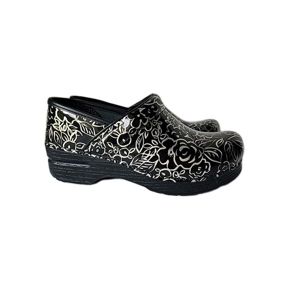 Dansko Professional Clog Patent Leather Metallic Rose EU Size 38 US 7.5 8 - Picture 4 of 9